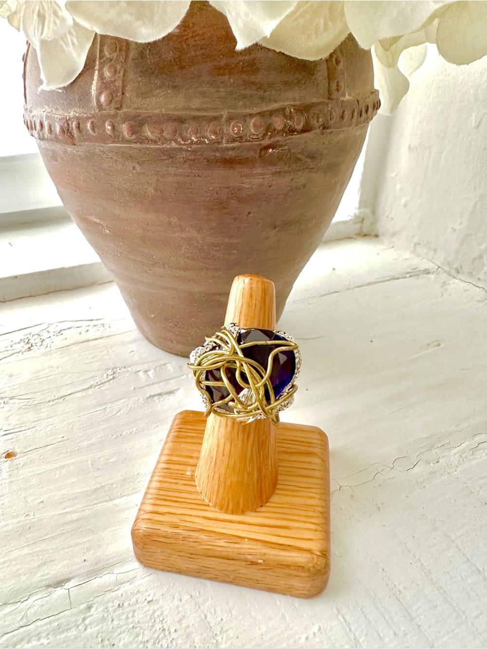 Purple Gemstone Statement Ring